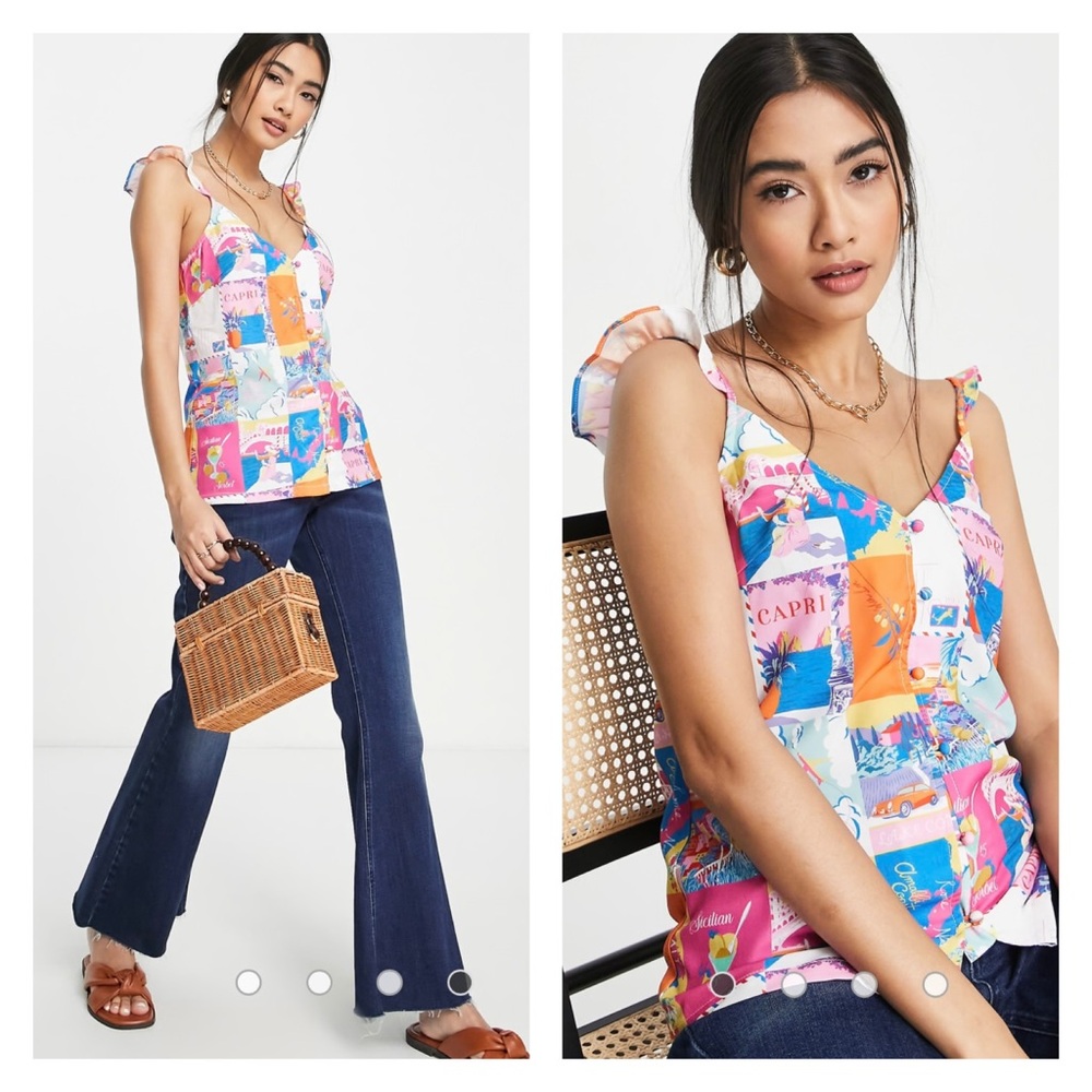 Never Fully Dressed postcard cami